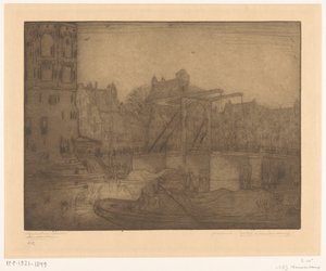 Tour Montelbaan, Amsterdam - Wijnand Otto Jan Nieuwenkamp (signed by artist)