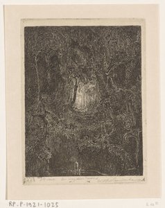 Jungle à Java (Une route à travers la forêt) - Wijnand Otto Jan Nieuwenkamp (signed by artist)