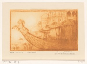 Le bateau du Maharaja de Bénarès sur le Gange