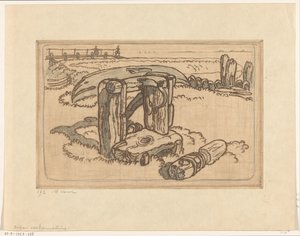 Treuil en bois sur un chantier à Volendam - Wijnand Otto Jan Nieuwenkamp