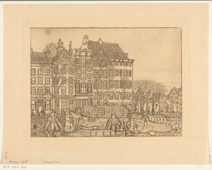 Maisons sur la Prins Hendrikkade à Amsterdam