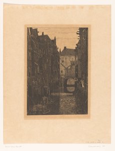Maisons sur le Voorstraatshaven à Dordrecht - Wijnand Otto Jan Nieuwenkamp