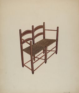 Chaise de charrette à bœufs - Wilbur M Rice