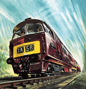 Train diesel - Wilf (20th century) Hardy
