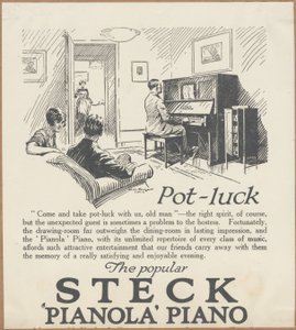 Pianolas de la société éolienne, années 1920