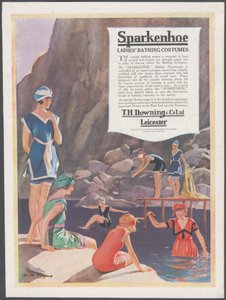 Maillot de bain Sparkenhoe, vers 1920 - Wilfred Fryer