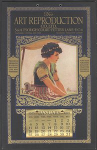 Calendrier de la Compagnie de reproduction d