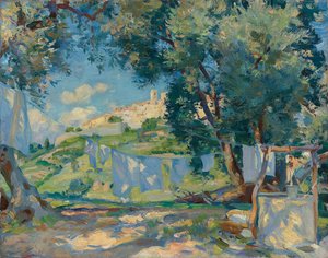 Une légère brise, Biot, Provence - Wilfred Gabriel de Glehn