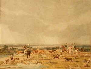 Une chasse au cerf - Wilhelm Alexander Kobell