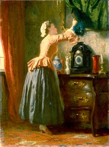 Une servante, 19e siècle - Wilhelm Amberg