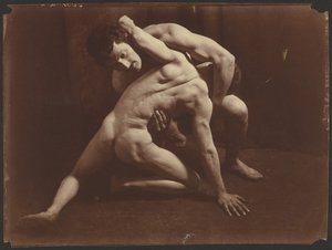Lutteurs, c.1885-1905 - Wilhelm Baron von Gloeden
