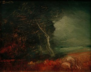 Bord de forêt sombre (Feu de pommes de terre) - Wilhelm Busch