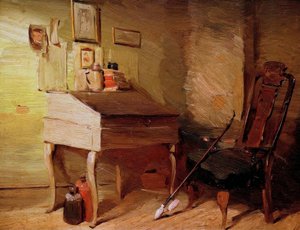 Mon coin de chambre à Wiedensahl - Wilhelm Busch