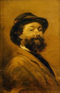 Autoportrait en gris-brun - Wilhelm Busch