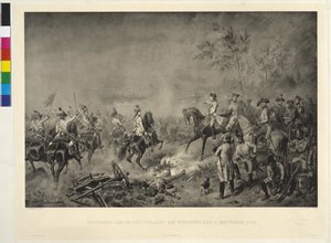 Archiduc Charles à la bataille de Wurtzbourg - Wilhelm Camphausen