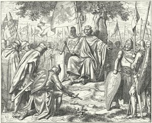 Soumission des princes saxons à l