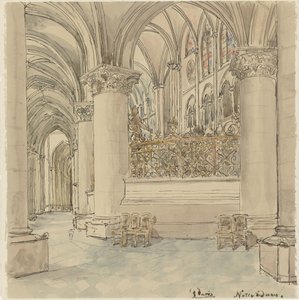 Intérieur de Notre-Dame de Paris