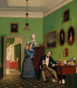 La famille Waagepetersen - Wilhelm Ferdinand Bendz