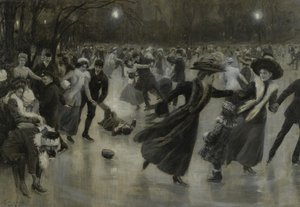 Fête sur la glace, 1909 - Wilhelm Gause