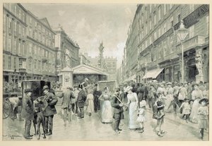 Le Graben, place centrale du centre-ville de Vienne ... - Wilhelm Gause
