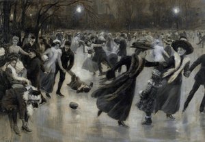 Une fête sur la glace - Wilhelm Gause