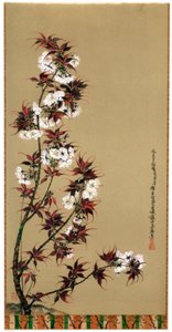 Les cerisiers en fleurs de Mikawa, 19e siècle 1886 - Wilhelm Greve