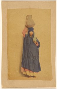 Femme portant des cruches d