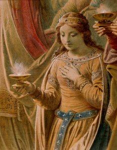 Le Miracle du Graal, de la saga Lohengrin (détail) - Wilhelm Hauschild