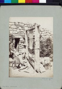 Métier à tisser à Cnide au cap Krio - Wilhelm J. Burger