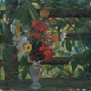 Tonnelle avec des fleurs - Wilhelm Legler