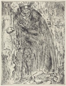 Macbeth V (La vision de Lady Macbeth) - Wilhelm Lehmbruck