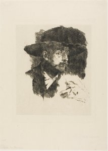 Le fumeur - Wilhelm Maria Hubertus Leibl