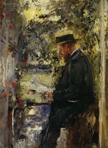 Vétérinaire Reindl dans la tonnelle - Wilhelm Maria Hubertus Leibl