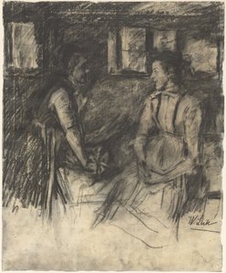 Deux Femmes dans la Cuisine - Wilhelm Maria Hubertus Leibl