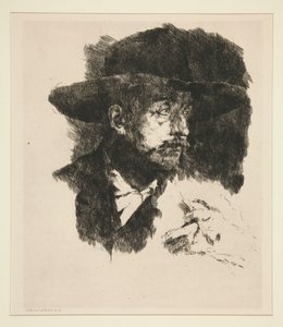 Un fumeur - Wilhelm Maria Hubertus Leibl