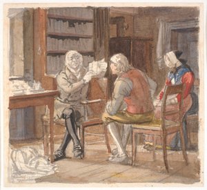 Paysans chez le procureur - Wilhelm Marstrand