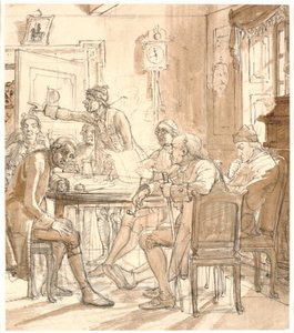 "Collegium politicum". (Le fondeur politique) - Wilhelm Marstrand