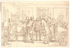 Le Distrait, I, 6 - Wilhelm Marstrand
