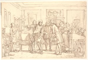 Le Distrait, I, 6 - Wilhelm Marstrand