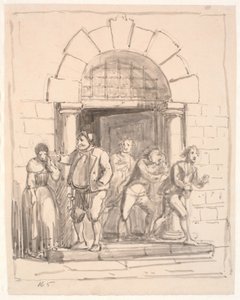 Le gardien négligent - Wilhelm Marstrand