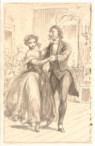 Le premier couple au bal - Wilhelm Marstrand