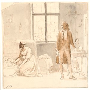 Goethe chez la veuve à Rome