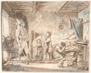 Le retour aux orphelins - Wilhelm Marstrand