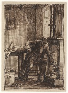 Holberg à Rome - Wilhelm Marstrand