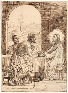 Christ à Emmaüs - Wilhelm Marstrand