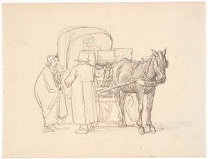 Le cocher reçoit des instructions - Wilhelm Marstrand