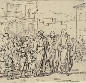 Laissez les petits enfants venir à moi - Wilhelm Marstrand