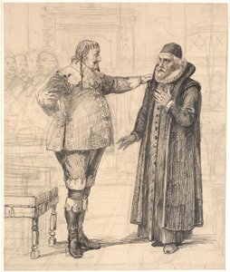 Ole Vind nommé prédicateur de la cour - Wilhelm Marstrand
