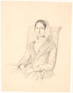 Portrait de Sophie Frederikke Raffenberg, assise dans un fauteuil