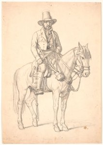 "Prince Rospiliosi" à cheval, "Guardian à Nemi"